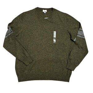 Sonoma Men's Size XXL Cotton Acrylic Blend Pullover Sweater Olive Gray NWT $40